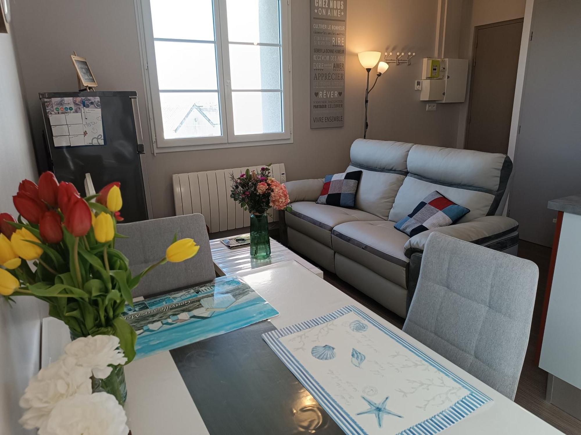 Appartement Cosy Proche Mer Gouville-sur-Mer Bagian luar foto